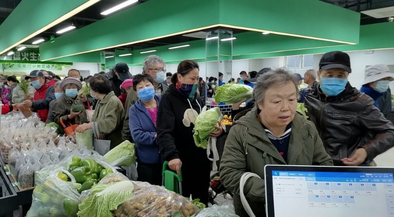中仑汇邻农贸案例-北京东单菜市场
